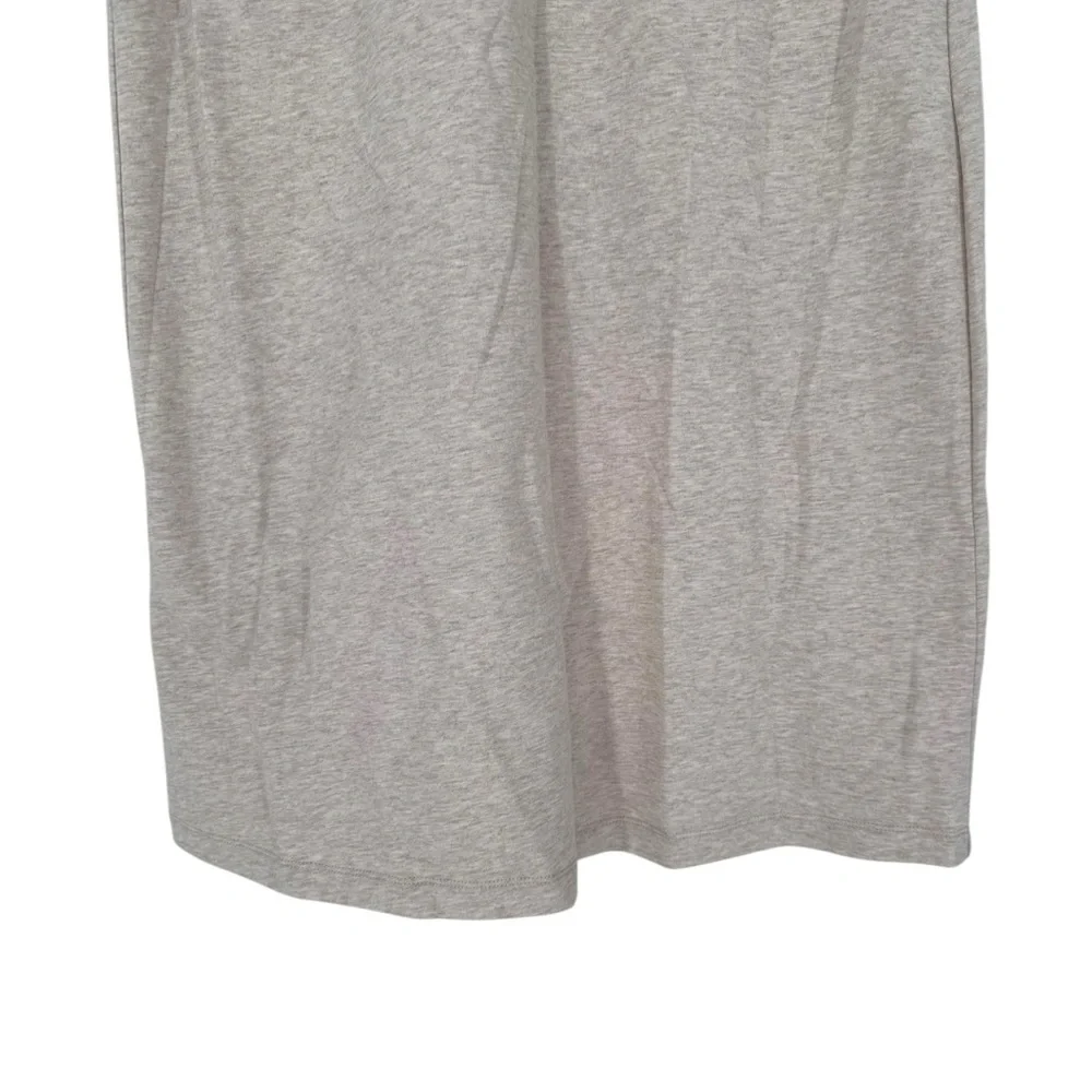 Catherine Malandrino French Terry Dress in Oatmeal Heather size Medium Cotton - Picture 4 of 10